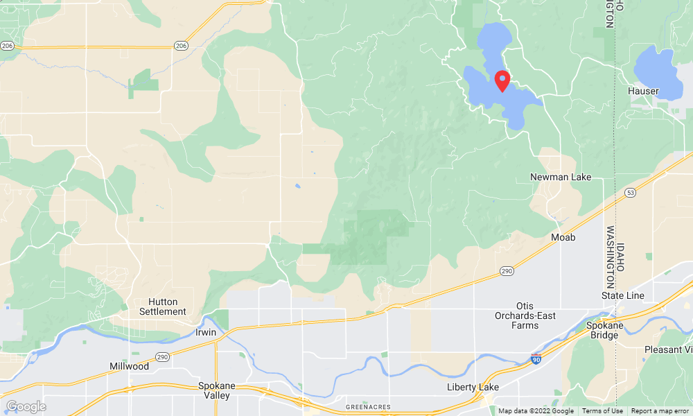 area map of newman lake